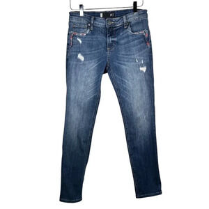 Kut from Kloth Stevie Straight Leg Size 6 Jeans Denim Pants Distressed